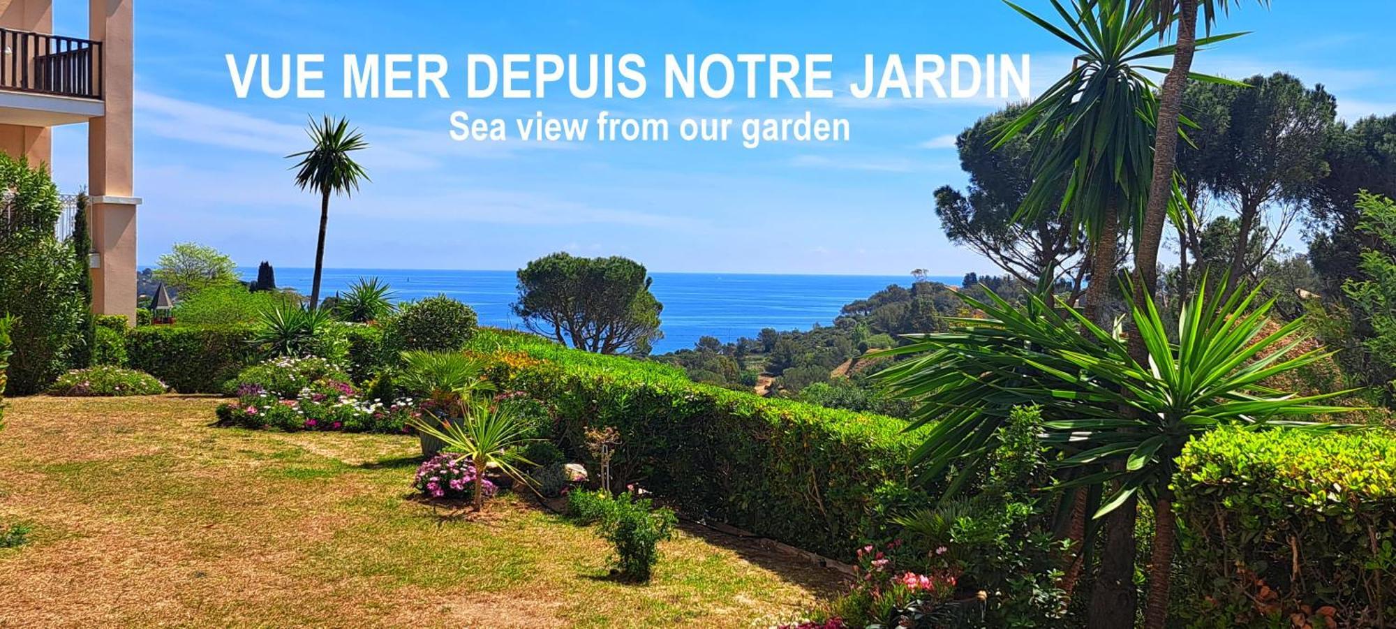Cadre D'Exception: Panoramic Sea View Apartment in Saint-Raphael Exterior photo